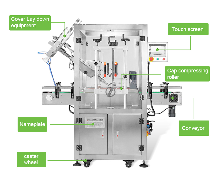 Tin Can Capping Machine Cans Clear Cover Capper