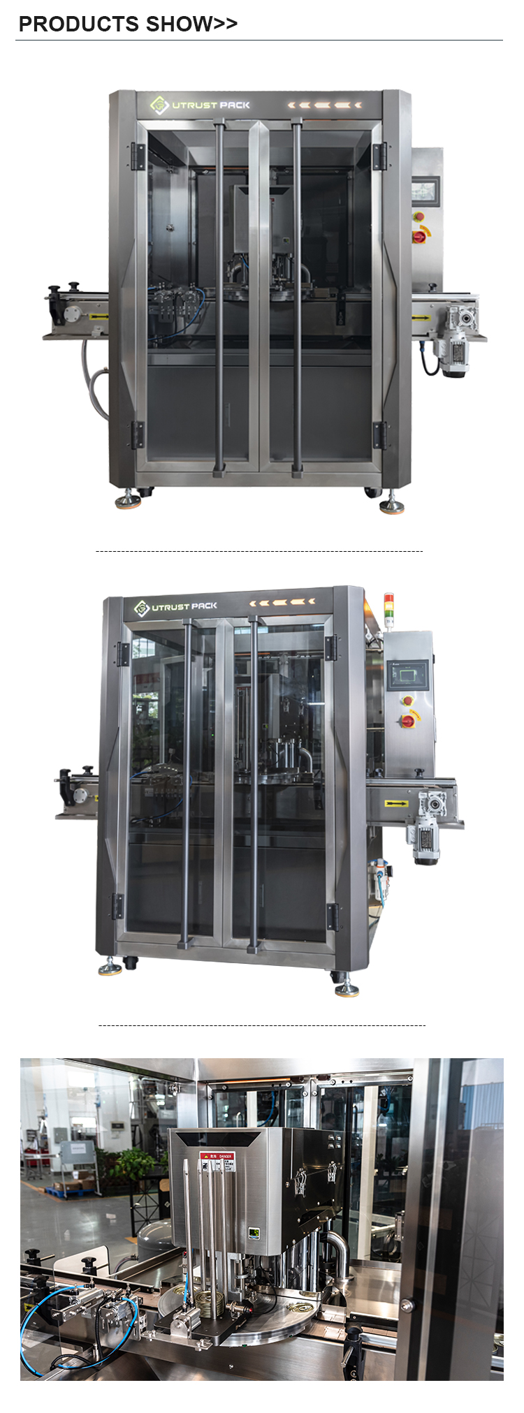 tin vacuuming sealing machine