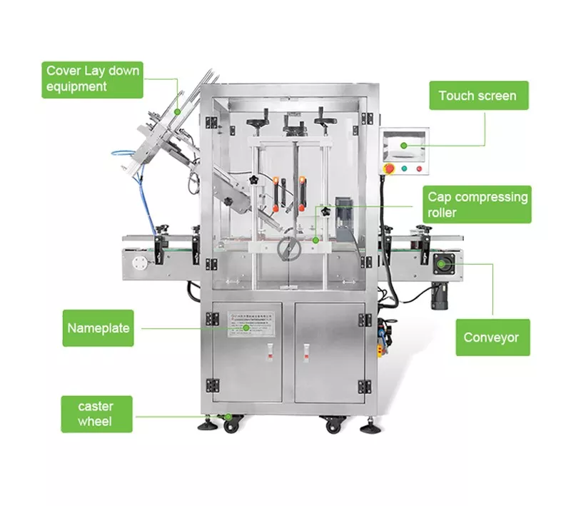 Automatic Snap Lid Capper Machine