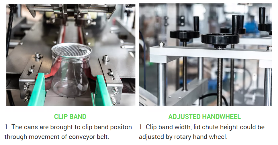 Automatic lid press capping machine