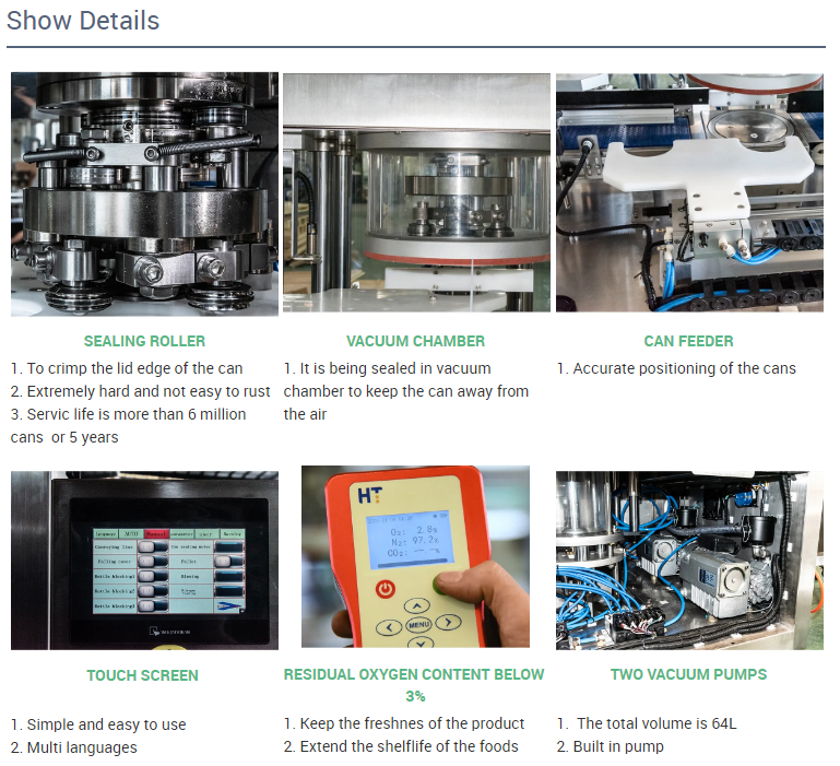 Automatic Powder Nitrogen Filling Sealing Machine