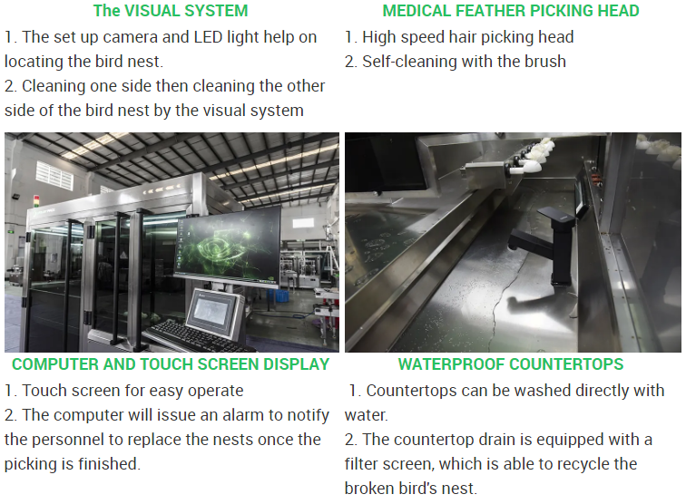 Bird's Nest Cleaning Picking Machine