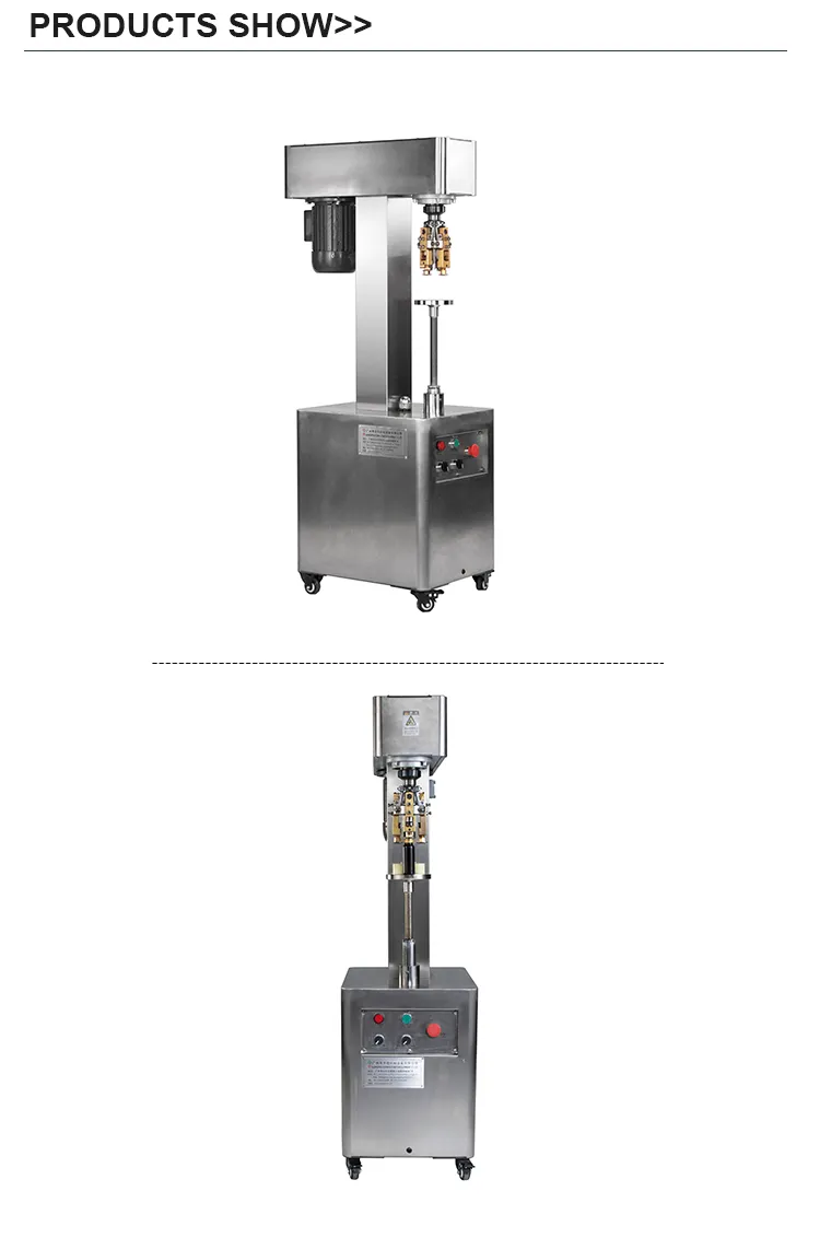 glass bottle cap sealing machine