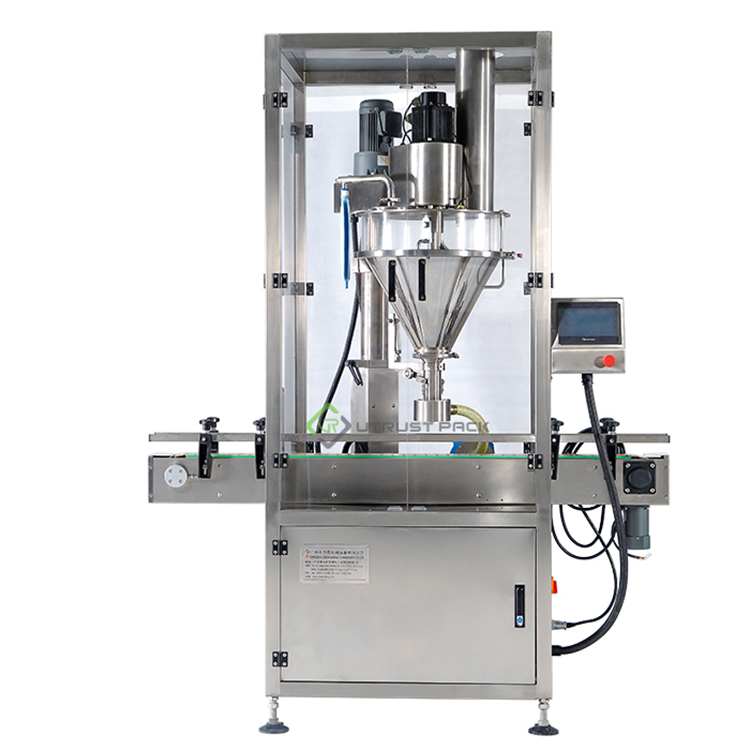 450g  High Accuracy Fine Powder Filler Auger Can Milk Powder Filling Machine