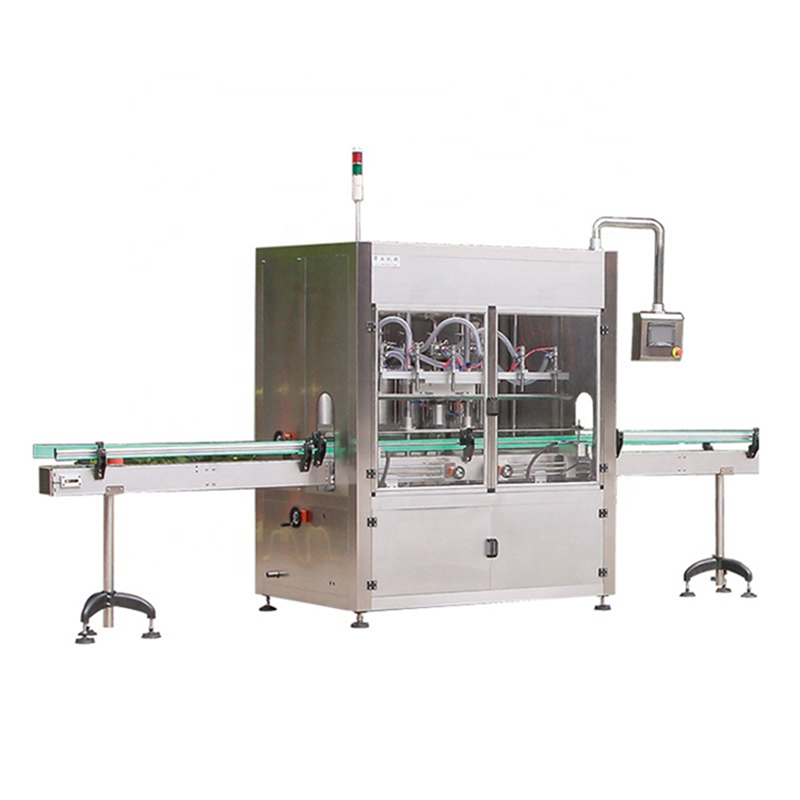 Automatic 8 Head Chilli Paste Can Filler Peanut Paste Pneumatic Filling Machine