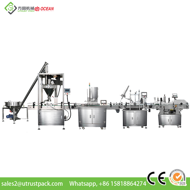 Automatic Wheat Flour Fine Powder Packaging Machine Canning Line for Sale