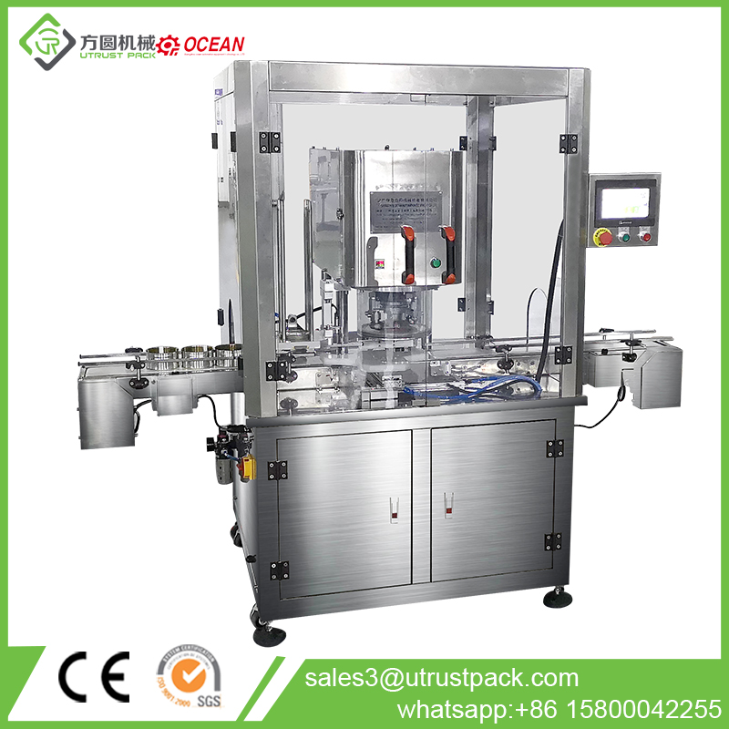 Automatic Can Seamer Nitrogen Flushing Sealing Vacuum Sealer Machine