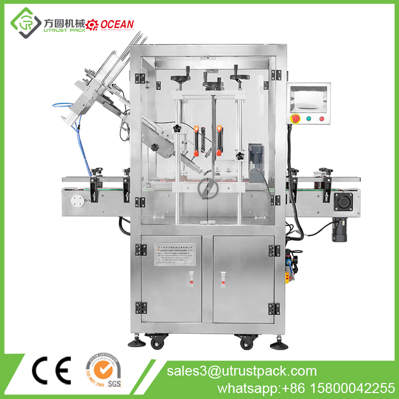 Automatic Press Plastic Bottle Cap Sealing Machine For Bottled Nuts