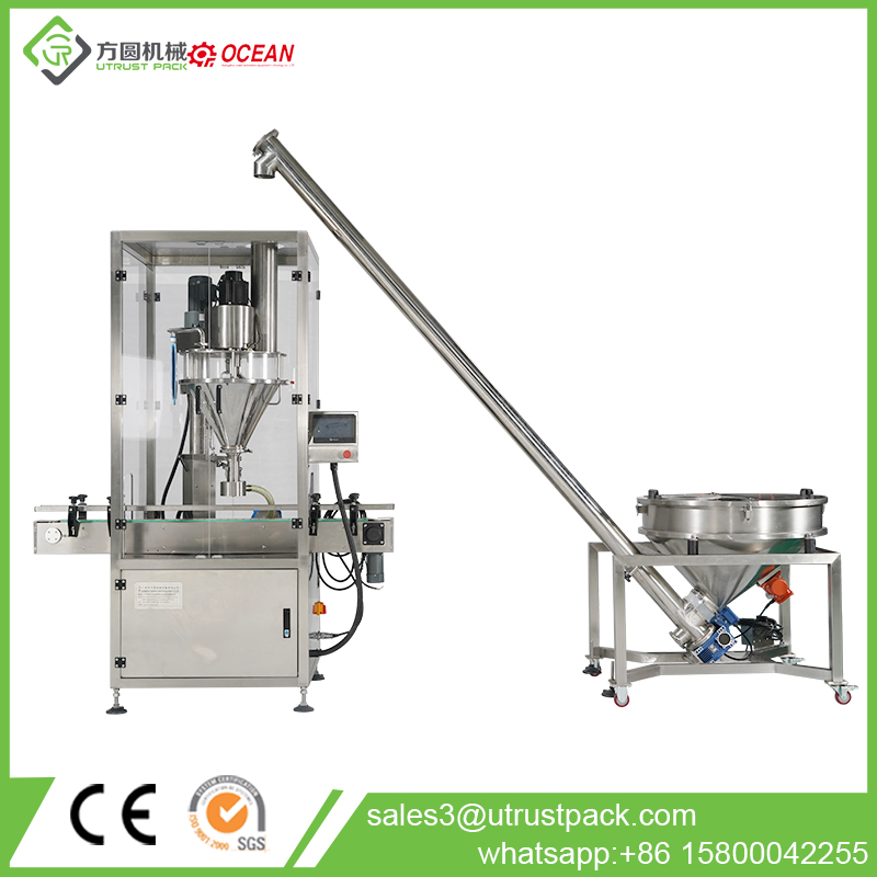 Stainless Steel Vibration Powder Auger Feeder With Hopper