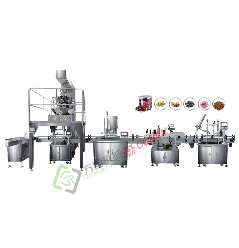 Calcium chloride desiccant particle filling and sealing production line