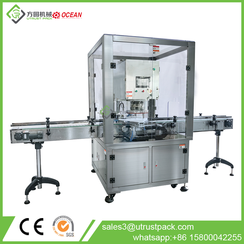 Automatic Nitrogen Can Sealer Machine / 2kg Milk Powder Canning Machine