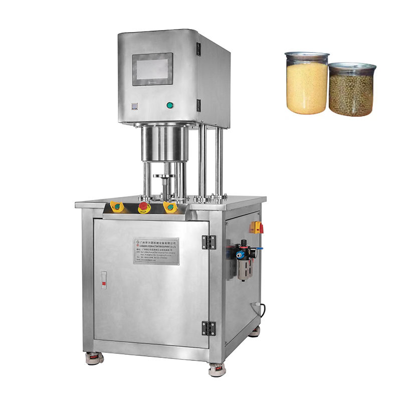 Factory Price Manual Vacuum Nitrogen Seaming Machine for Plastic Can