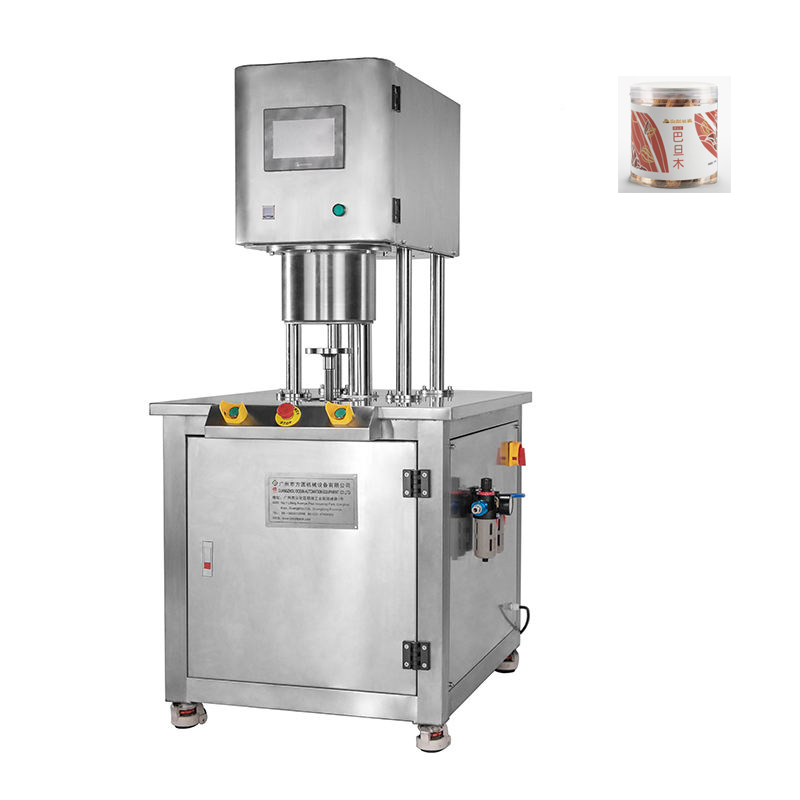 Manual Vacuum Nitrogen Sealing Canning Machine for Snack Food PET Cans
