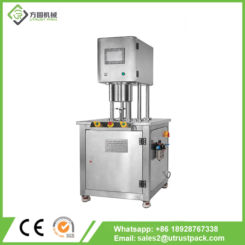 Factory Price Manual Vacuum Nitrogen Seaming Machine for Plastic Can