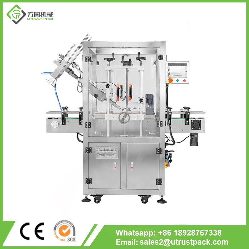 Automatic snap lid press capping machine for flip top lid