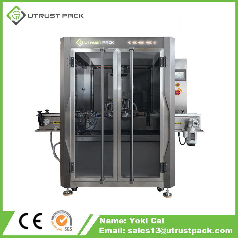 Diameter 50 to 100mm pork mutton beef metal fish can double chamber vacuum sealer machine