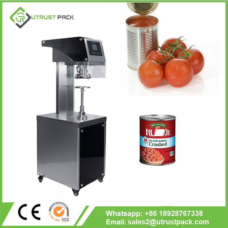 Semi Automatic Can Closing Machine for Canned Tomato
