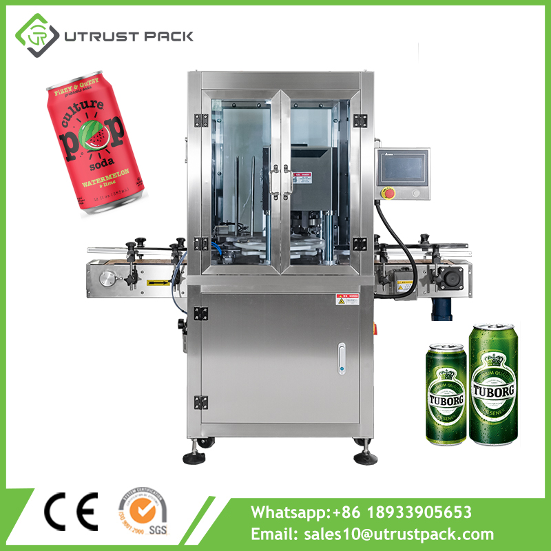 Commercial Automatic Beer Drink Easy Open Can Soda Beverage Pop Tin Can Sealer Machine