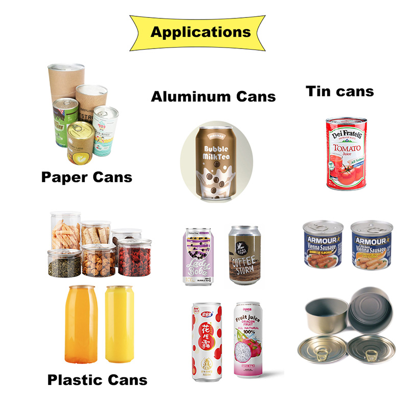 Automatic Food Paper Can Sealing Machine for Sunflower Seeds