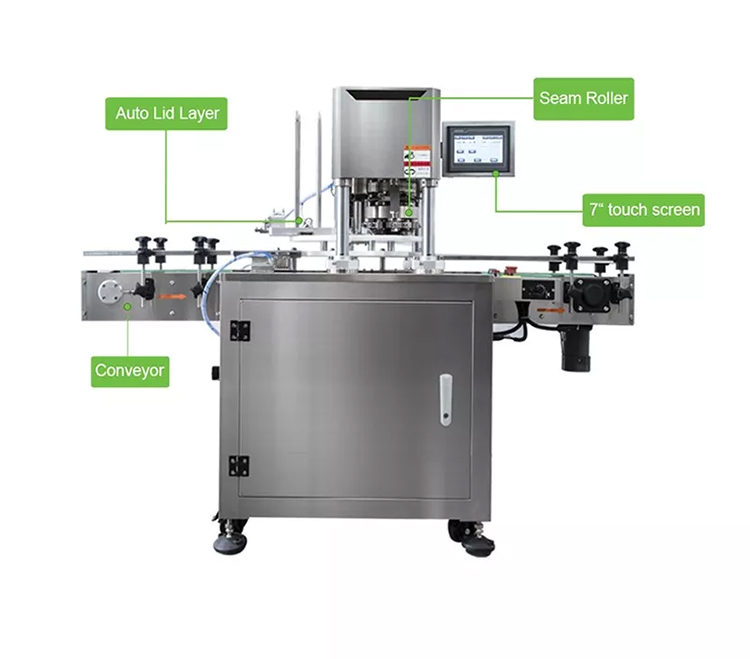 structure of automatic can sealing machine