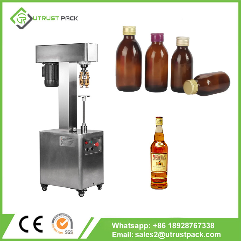 Manual Beverages Brown Glass Bottle Capping Machine