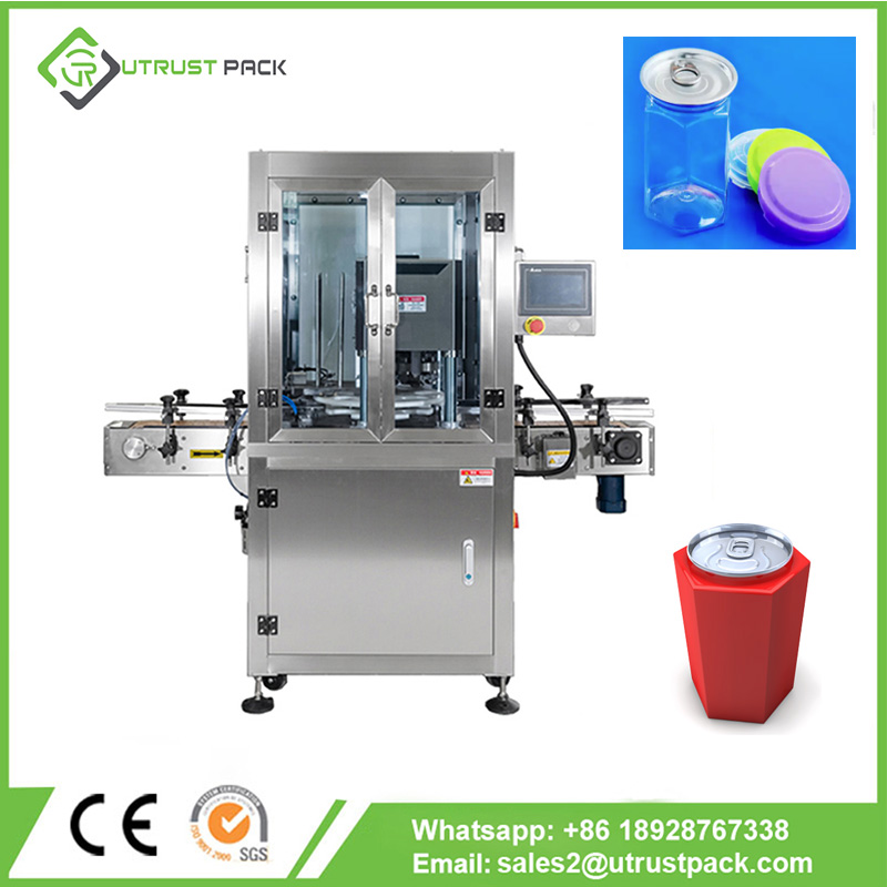 Waterproof Automatic Hexagonal Plastic Can Sealing Machine