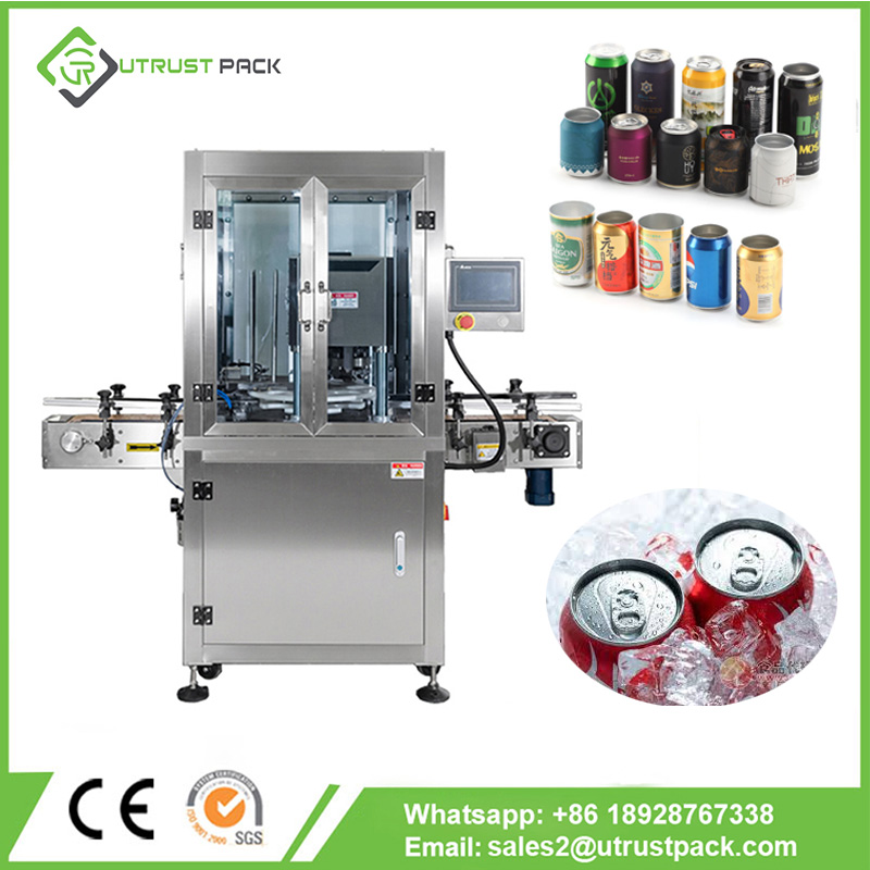Canned Beverages Drinks Automatic Aluminum Can Sealing Machine