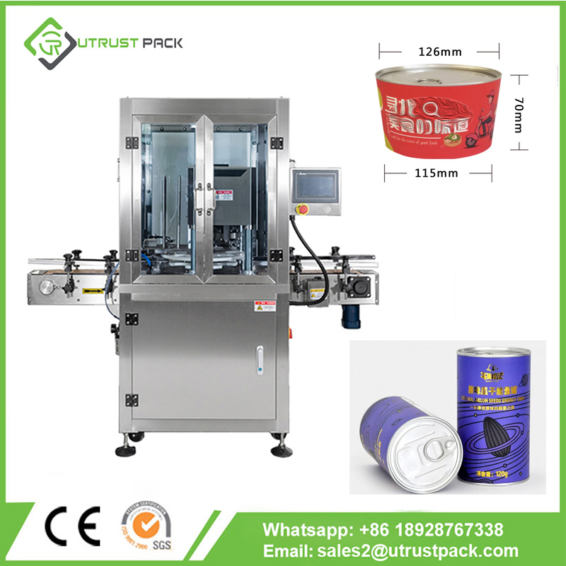 Automatic Food Paper Can Sealing Machine for Sunflower Seeds