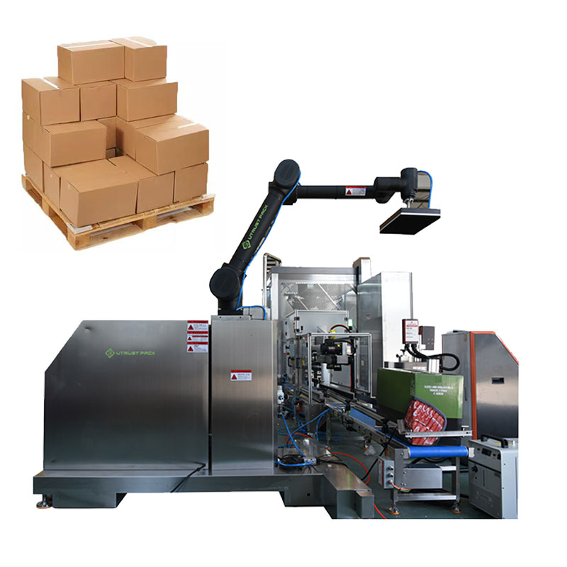 Factory supply box palletizer robot palletizer for carton case high-level bags stacker